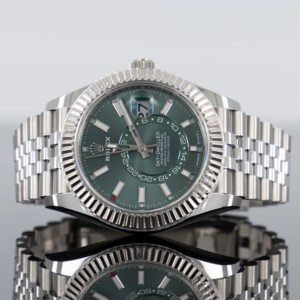 NEW 2024 ROLEX SKY-DWELLER WHITE GOLD MINT DIAL OR £18,000